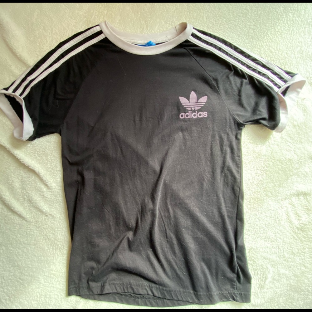 Adidas Black Logo T Shirt